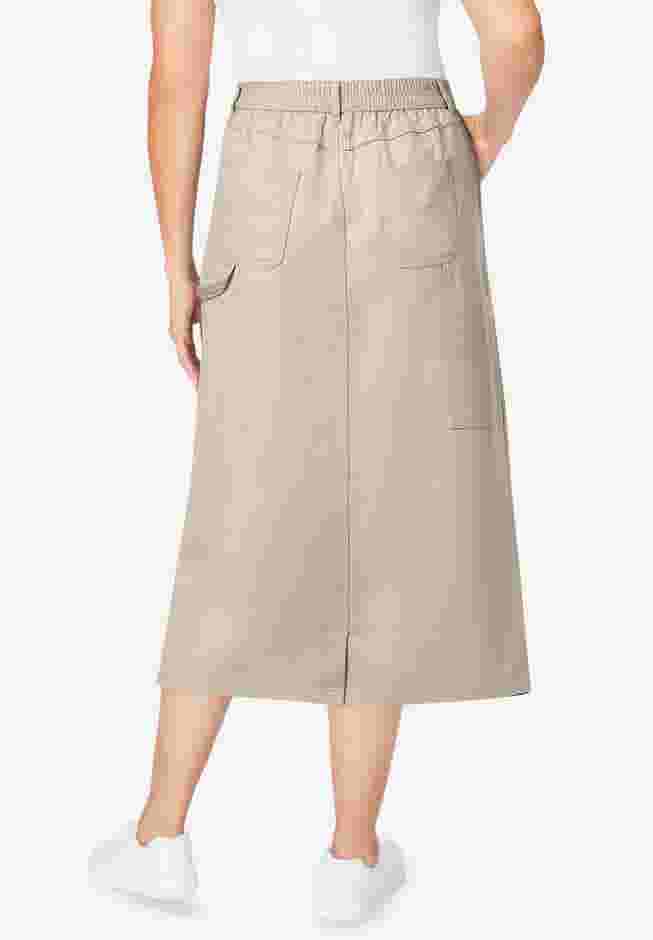 Carpenter Denim Skirt image number 1