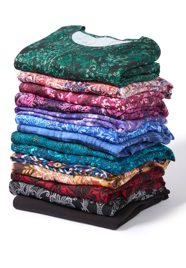 Easy Fit 3/4-Sleeve Scoopneck Tunic image number 4