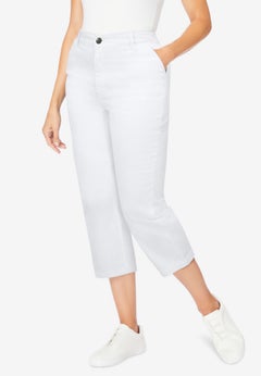 Carpenter Cotton Denim Capri