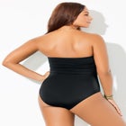 Shirred Bandeau Golden Ring One Piece image number null