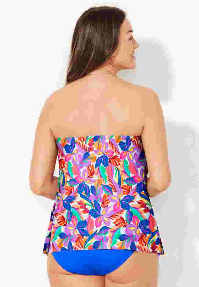 Flyaway Bandeau Tankini Top image number 1