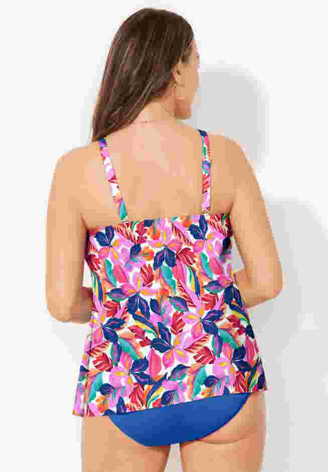Flyaway Bandeau Tankini Top image number 2