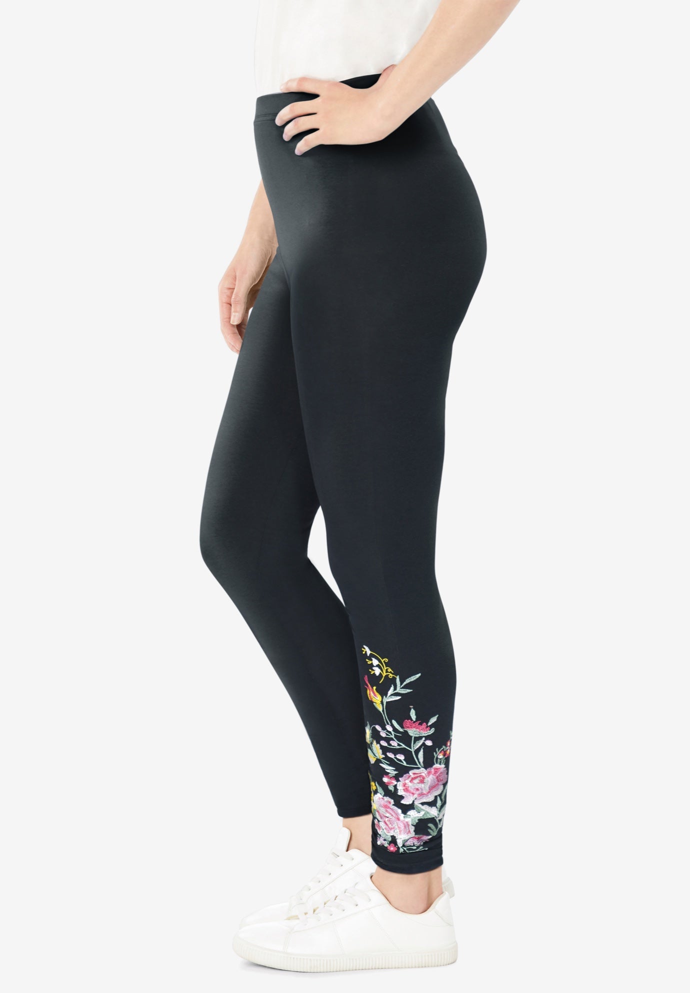 【関税＆送料込み】Gold And Black Stretch Fabric Leggings W Buy STRETCH VELVET LEGGING | Johnny Was