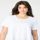 3-D Appliqued Swing Tee image number null