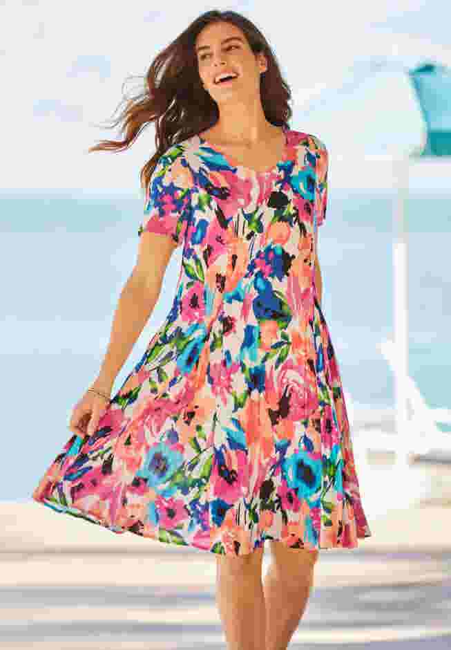Short Crinkle Dress image number 3
