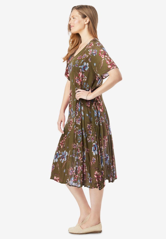 Short Crinkle Dress image number 2