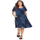 Short Crinkle Dress image number null