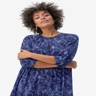 Tiered Cotton Midi Dress image number null