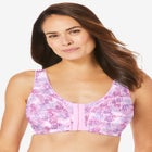 3-Pack Front-Close Cotton Wireless Bra image number null