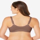3-Pack Front-Close Cotton Wireless Bra image number null