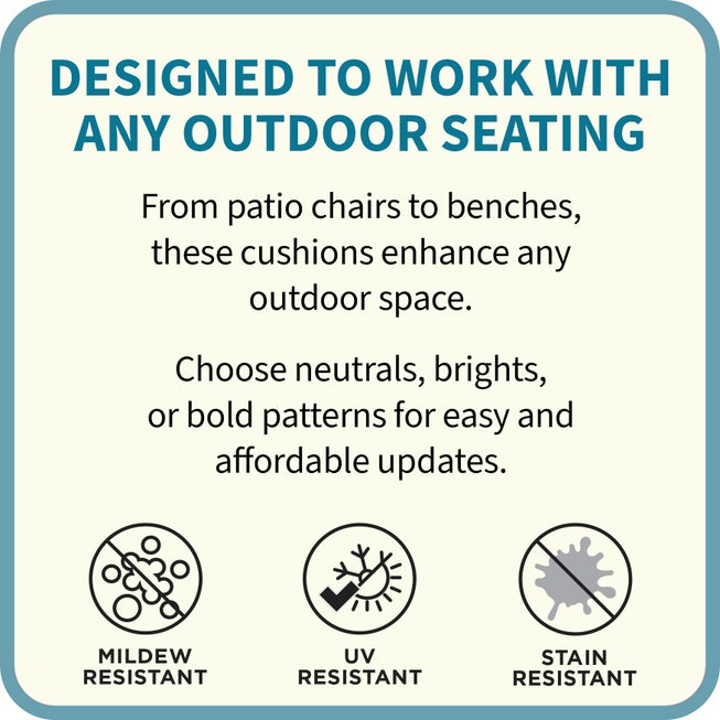 BH Outdoor Performance Bench Cushion image number 1