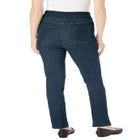 Flex-Fit Pull-On Straight-Leg Gap-Free Stretch Denim Jeans image number 1