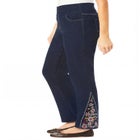 Flex-Fit Pull-On Straight-Leg Gap-Free Stretch Denim Jeans image number null