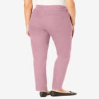 Flex-Fit Pull-On Straight-Leg Gap-Free Stretch Denim Jeans image number null