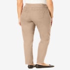 Flex-Fit Pull-On Straight-Leg Gap-Free Stretch Denim Jeans image number null