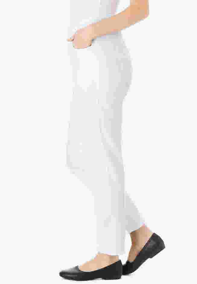 Flex-Fit Pull-On Straight-Leg Gap-Free Stretch Denim Jeans image number 2