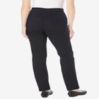 Flex-Fit Pull-On Straight-Leg Gap-Free Stretch Denim Jeans image number null