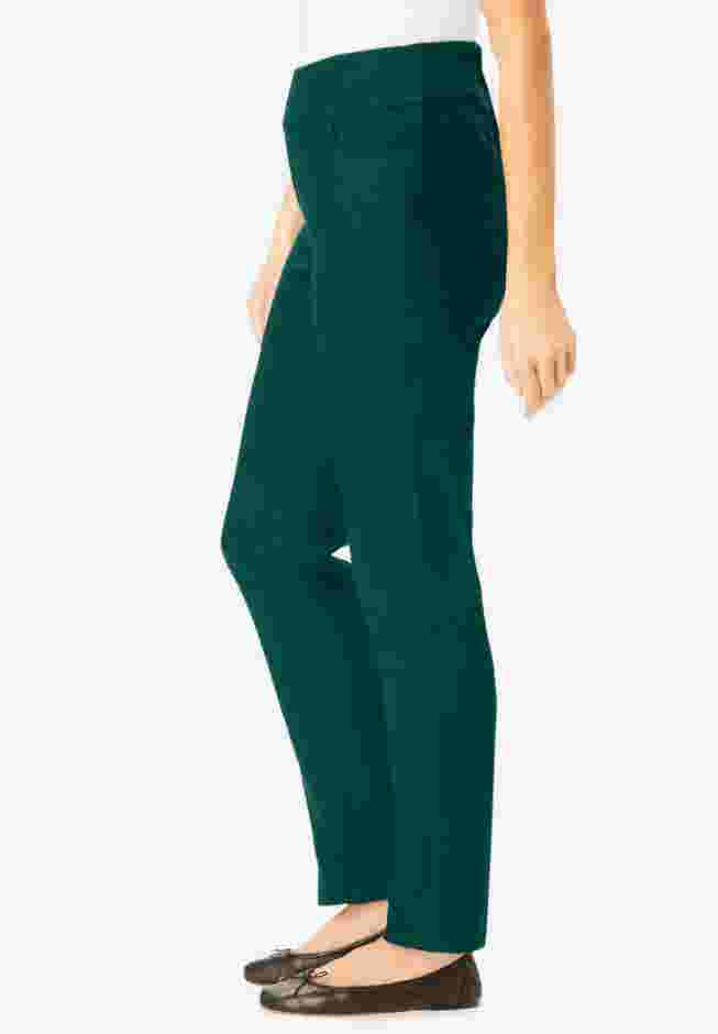 Flex-Fit Pull-On Straight-Leg Gap-Free Stretch Denim Jeans image number 2
