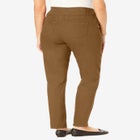 Flex-Fit Pull-On Straight-Leg Gap-Free Stretch Denim Jeans image number null