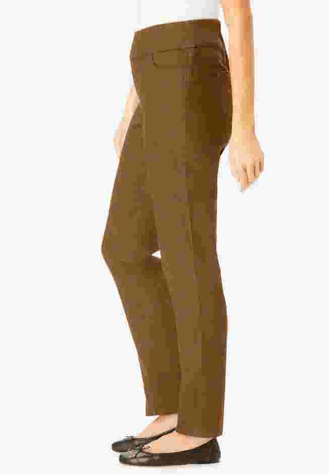 Flex-Fit Pull-On Straight-Leg Denim Jean image number 2