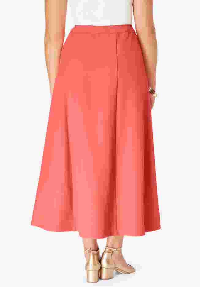Plus Size Bend Over® A Line Skirt image number 1