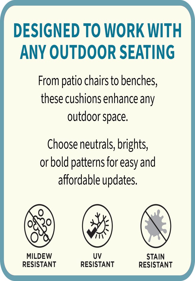 BH Outdoor Performance Set of 4 Stacking Chair Pads image number 1