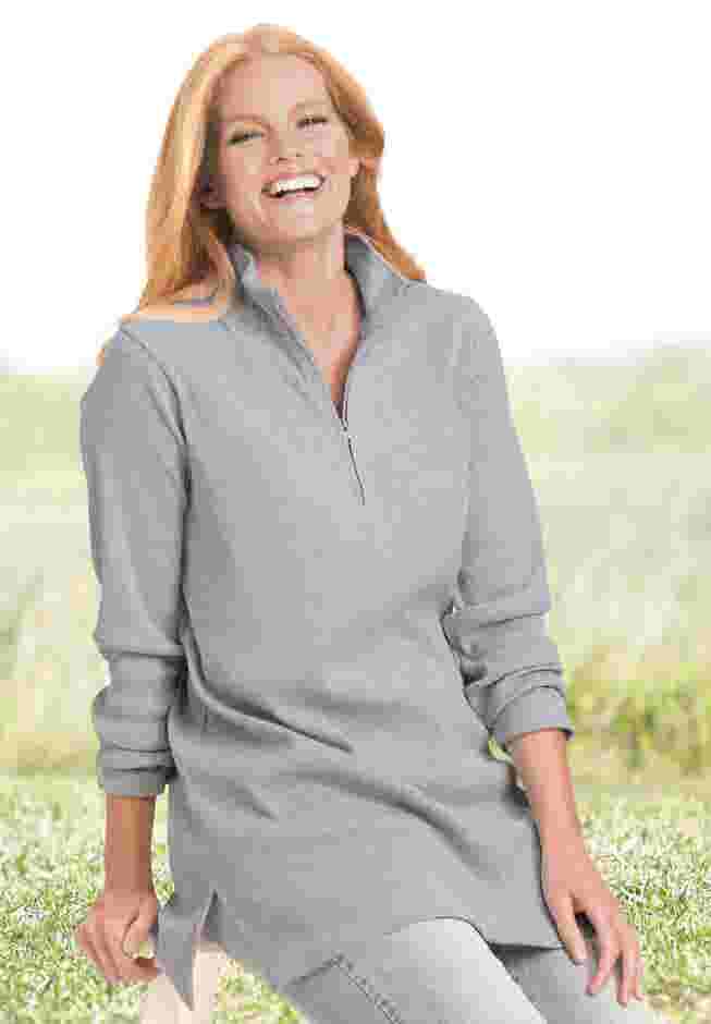 Boxy Ribbed Tee image number 1