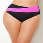 Hollywood Colorblock Wrap Bikini Bottom image number null