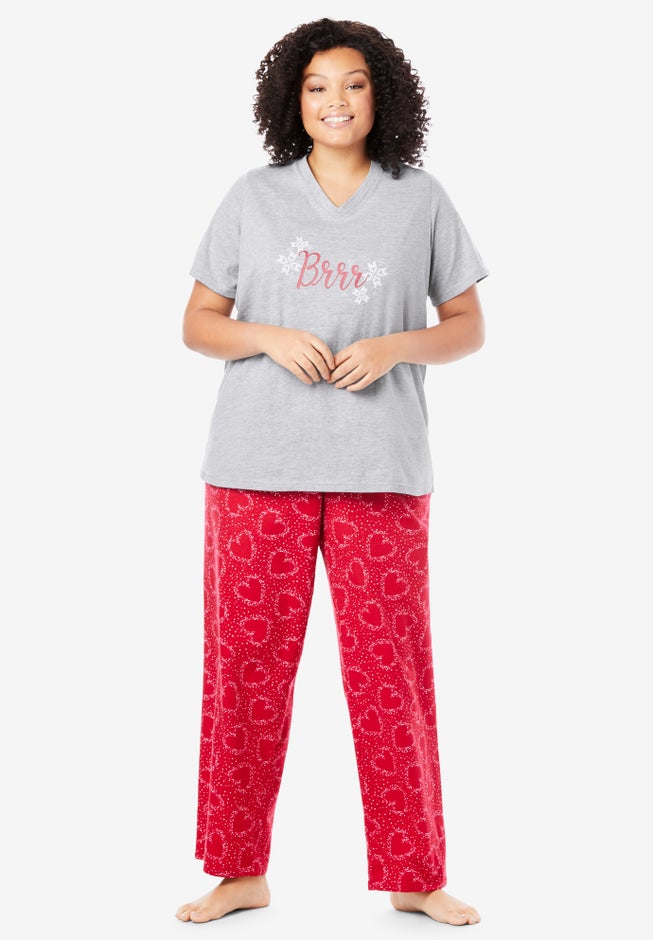 V-Neck Sleep Tee image number 0