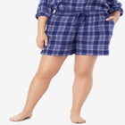 Flannel Pajama Short image number null