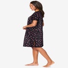 Short Henley Sleepshirt image number null