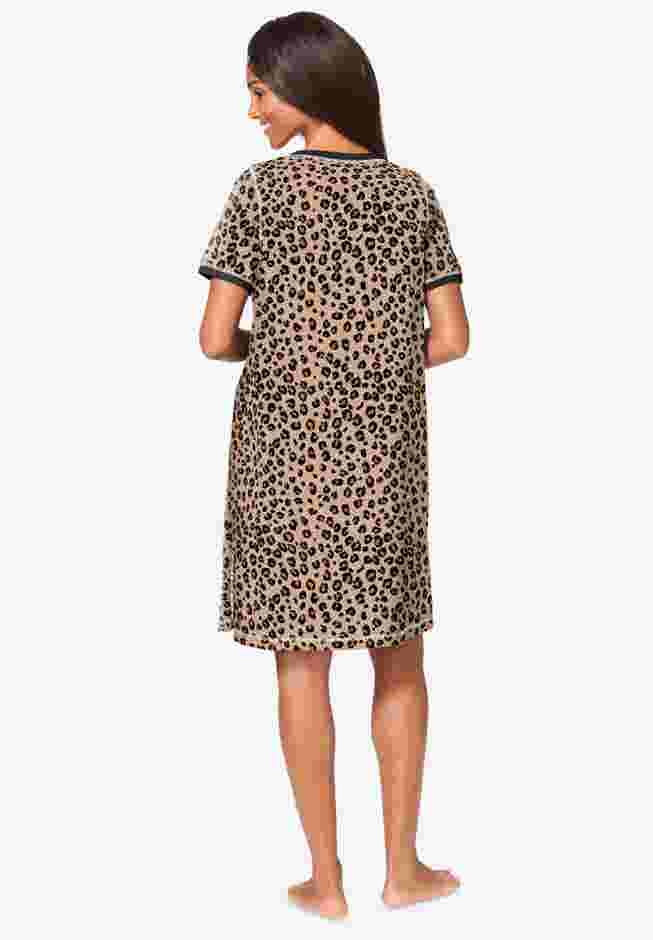 Short Henley Sleepshirt image number 1