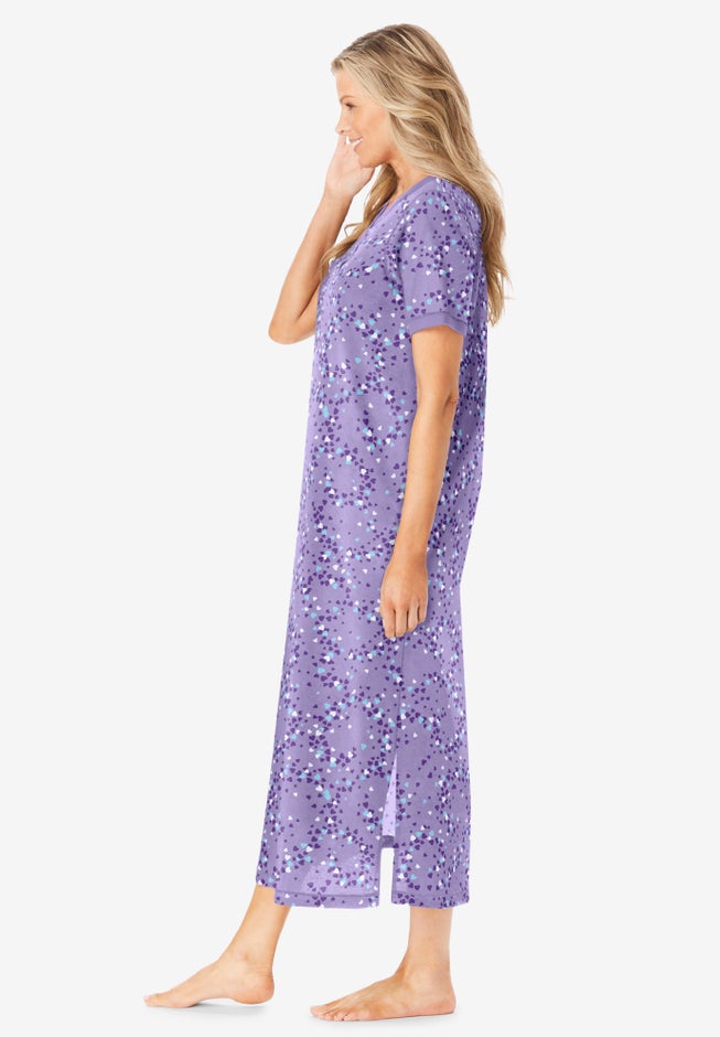 Long Henley Sleepshirt image number 2