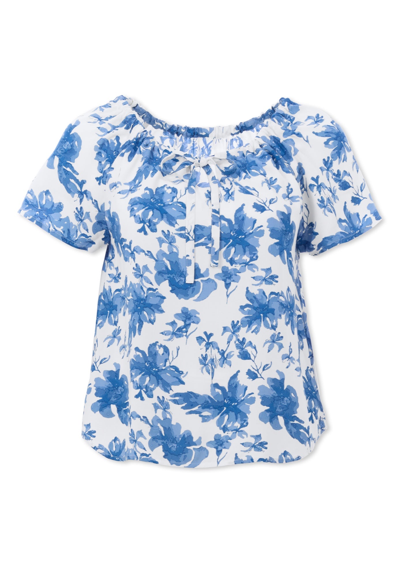 Keyhole Peasant Blouse image number 2