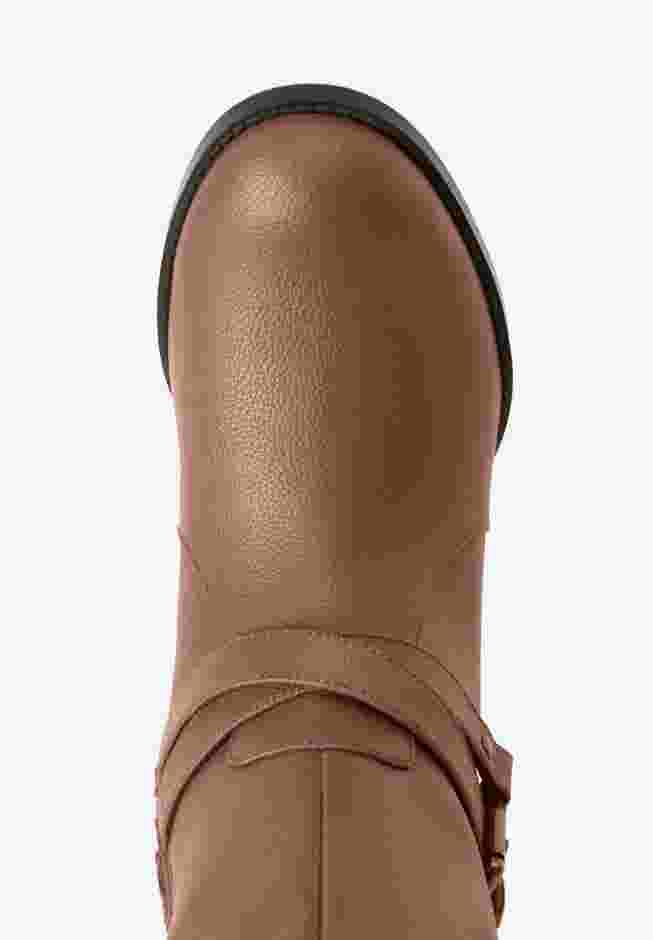 The Janis Tall Wide Calf Leather Boot By Comfortview image number 8