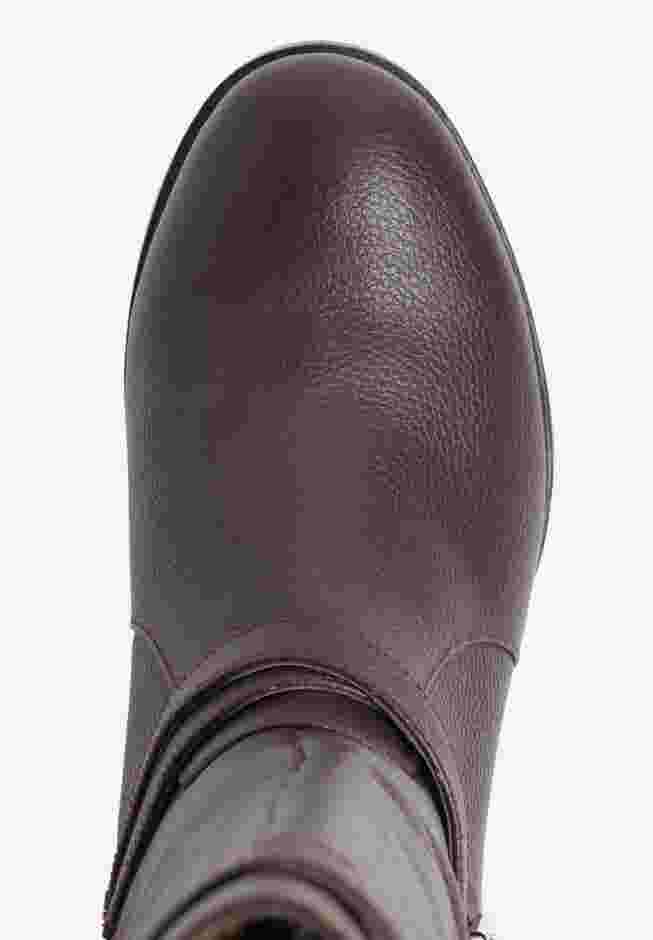 The Janis Tall Wide Calf Leather Boot By Comfortview image number 4