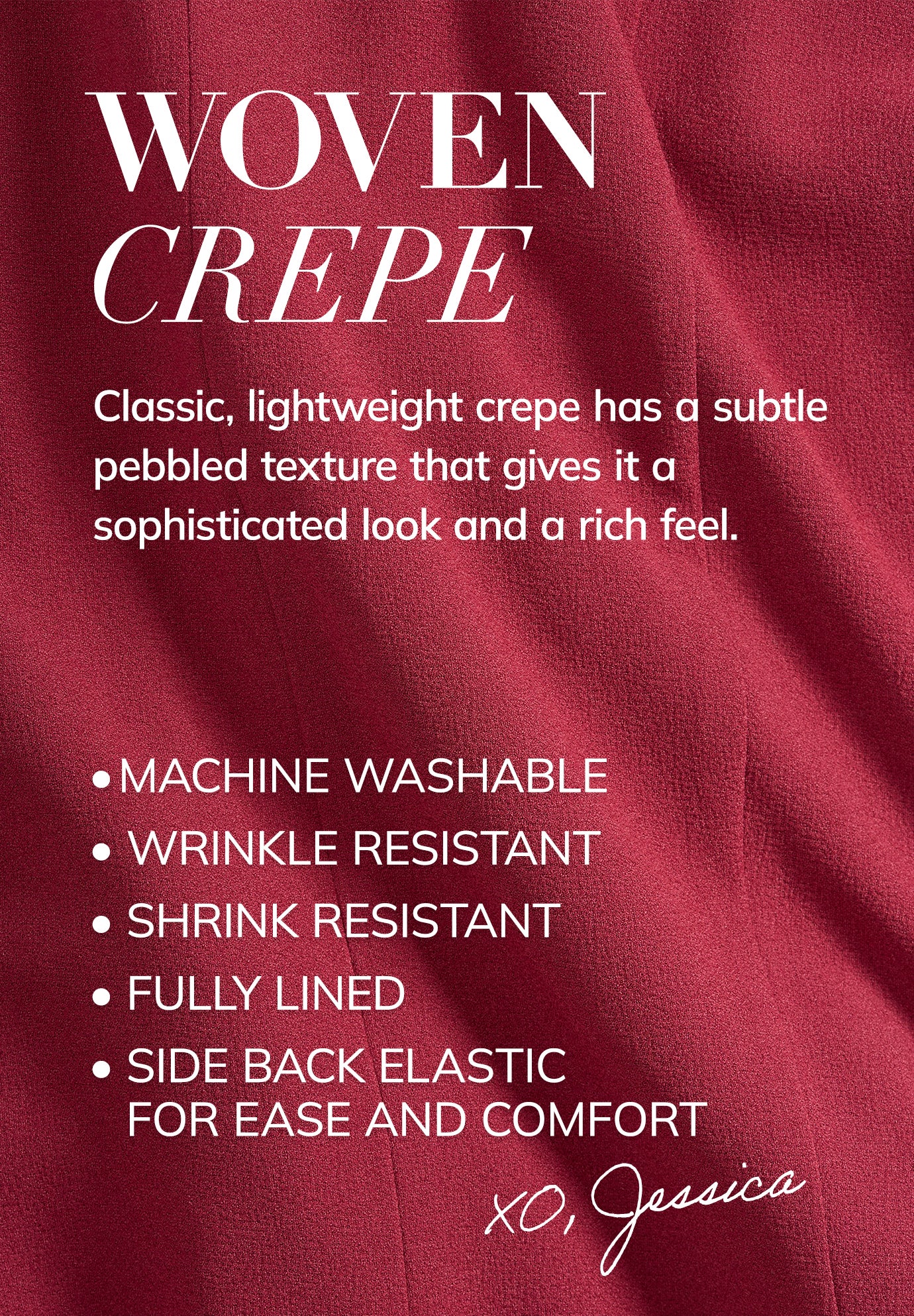 2-Piece Stretch Crepe Single-Breasted Pantsuit image number 1