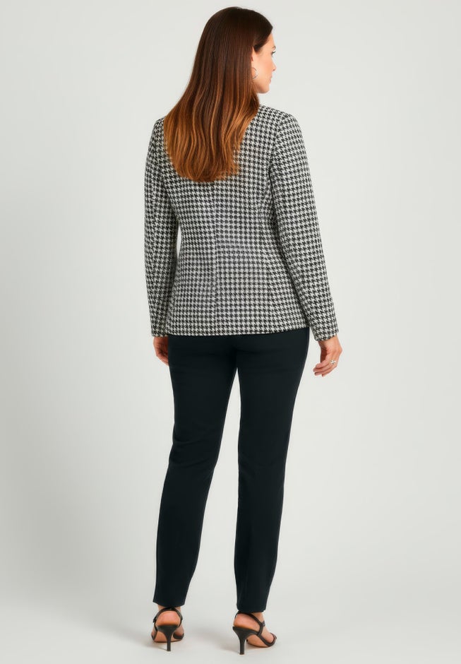 2-Piece Stretch Crepe Single-Breasted Pantsuit image number 1