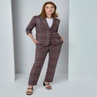 Stretch Crepe Single-Breasted Pantsuit image number null