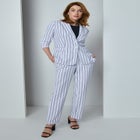 Stretch Crepe Single-Breasted Pantsuit image number null