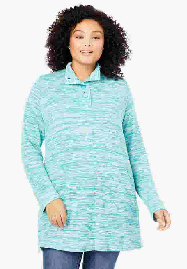 Cozy Henley Tunic image number 0