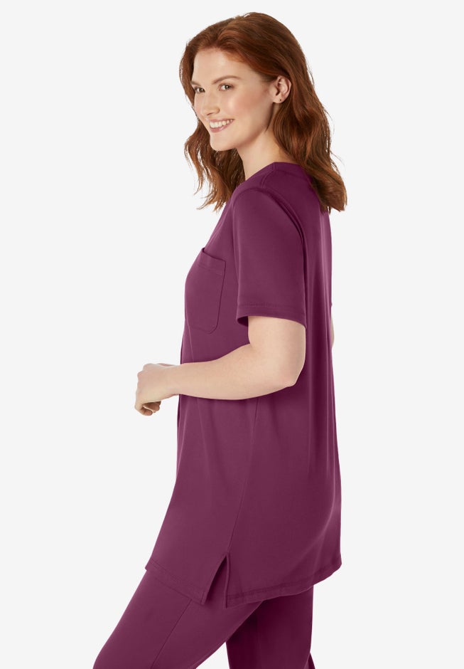 7-Day Short-Sleeve Baseball Tunic image number 2