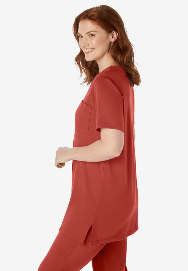 7-Day Short-Sleeve Baseball Tunic image number 2