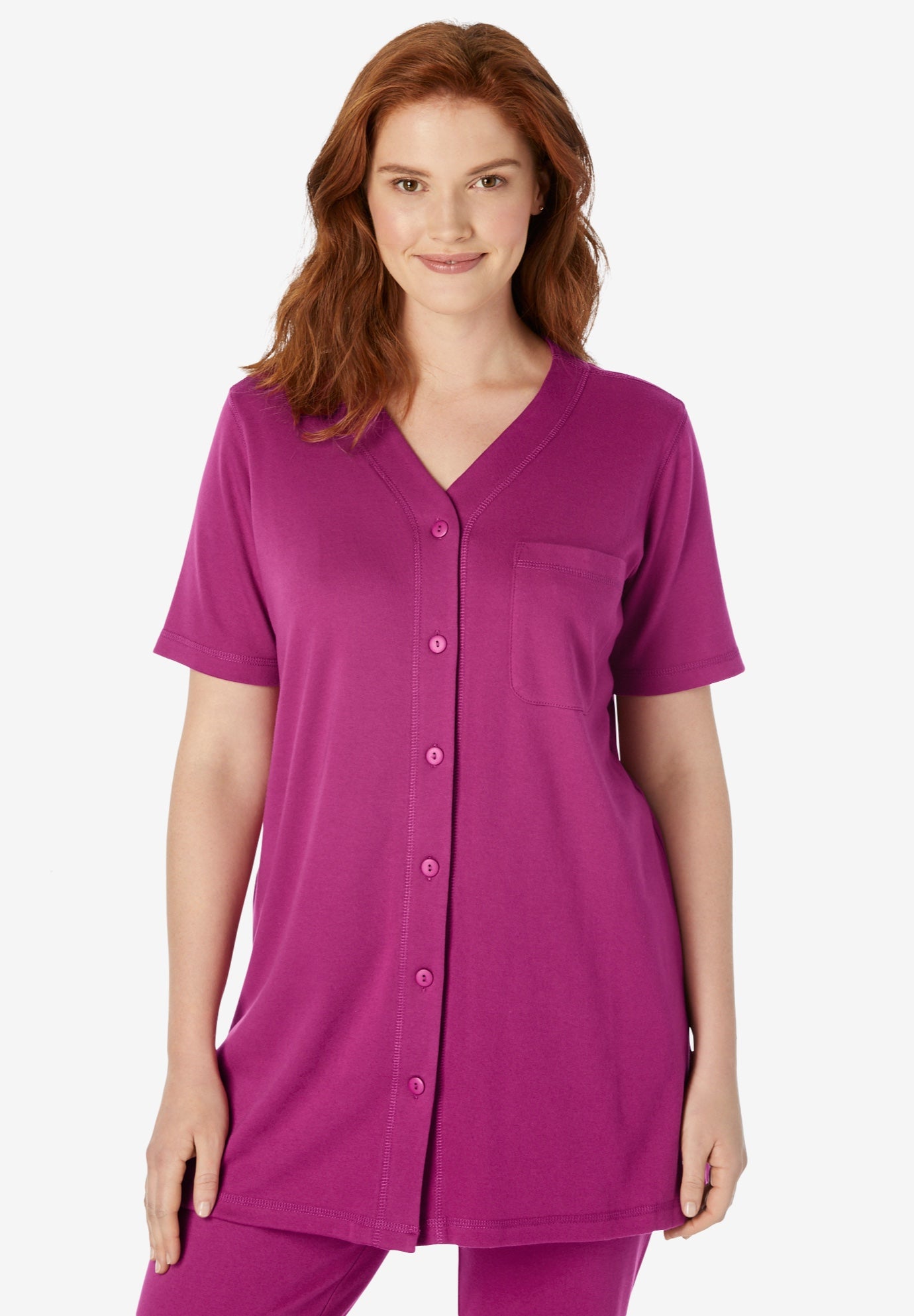 7-Day Short-Sleeve Baseball Tunic image number 0