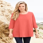 Ultimate Three Quarter Sleeve Swing Tee image number null