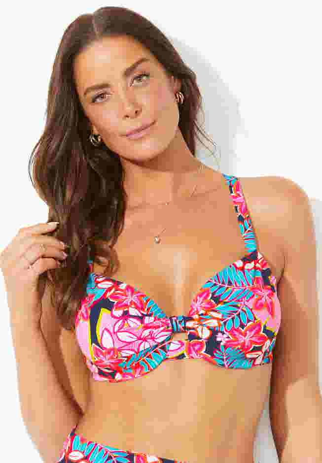 Leader Bra Sized Underwire Bikini Top image number 8