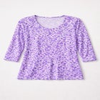 Stretch Cotton Scoop Neck Tee image number null