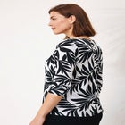 Stretch Cotton Scoop Neck Tee image number null