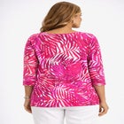 Stretch Cotton Scoop Neck Tee image number null