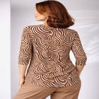 Stretch Cotton Scoop Neck Tee image number null